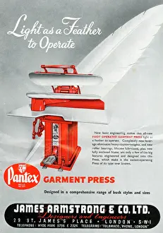 Operate: Advertisement, Pantex Garment Press