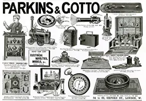 Conjuring: Advert for Parkins and Gotto 1905