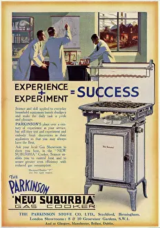 Suburbia: Advert for Parkinsonism cooker 1929