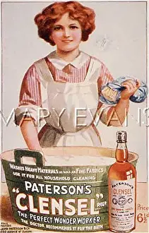 Washtub: ADVERT/PATERSON CLENSEL