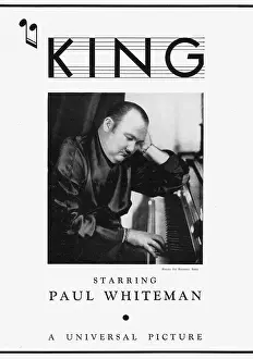 Whiteman: Advert for Paul Whiteman in King of Jazz, a Universal