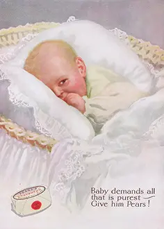 Emphasis: Advert for Pears scented soaps, 1925