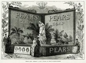 Prominently: Advert for Pears Soap 1884