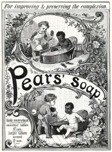 Patronising: Advert for Pears Soap 1885