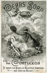 Reclines: Advert for Pears soap 1887