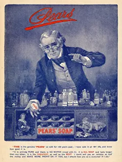 Bottles: Advert for Pears Soap 1913