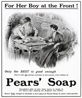 Soaps: Advert for Pears Soap 1915