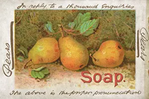 Correct: ADVERT/PEARS SOAP/FRUIT