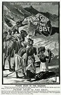 Lasting: Advert for Pears soap in the Sudan 1887