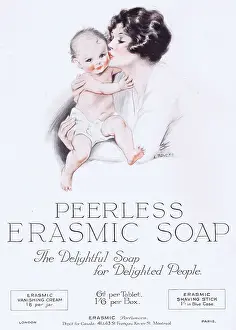 Peerless: Advert for Peerless Erasmic Soap, 1925