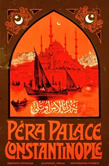 Advertisement for Pera Palace, Constantinople, Turkey