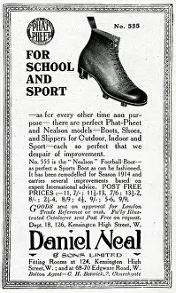 Edgware: Advertisement for Phat Pheet boots and shoes
