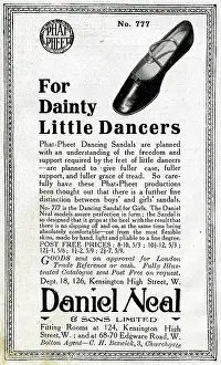 Edgware: Advertisement for Phat Pheet dancing sandals