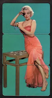 Advertisement for phone cards featuring Marilyn Monroe
