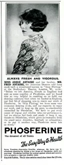 Endorsement: Advert for Phospherine with Adele Astaire 1923