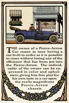 Upholstery: ADVERT/PIERCE-ARROW CAR