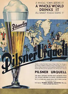 Pilsner: Advert for Pilsner Urquell