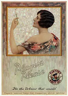 Shingle: Advert for Player's cigarettes 1929