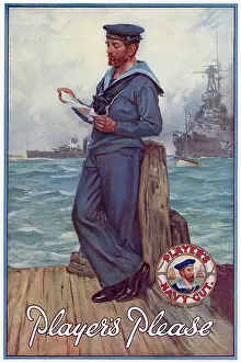 Navy Cut: Advert for Player's Navy-Cut 1930