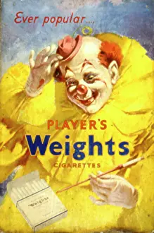 Weights: Advertisement for Player's Weights cigarettes