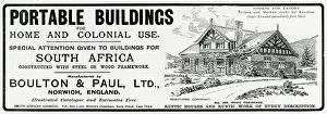 Prefab: Advert for Portable Buildings 1902
