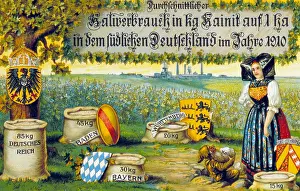 Manure: advertising, postcard, advertising postcard of