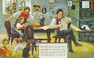 Syndicate: advertising, postcard, advertising postcard of