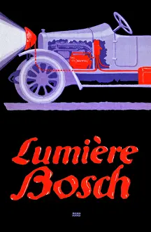 Bosch: Advertising poster for Bosch lighting showing