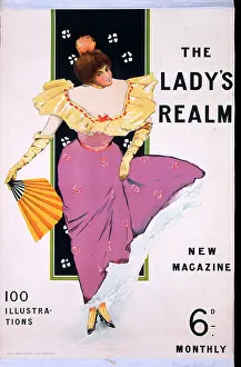 Neckline: Advertising poster, The Lady's Realm, 1896