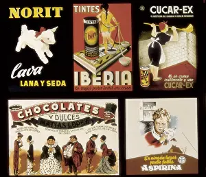 Matias: Advertising posters of Norit, Tintes Iberia