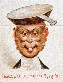 Cleanser: Advertisement for Powder Monkey cleaning powder