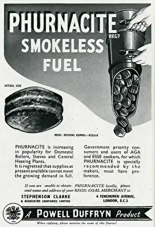 Cookers: Advert for Powell Duffryn 1944