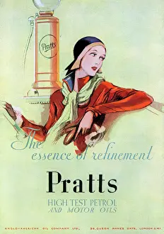 Essence: Advert for Pratt's petrol 1930