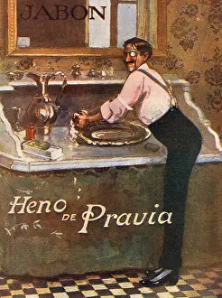 Washbasin: ADVERT/PRAVIA SOAP 1916