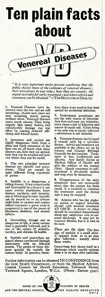 Symptoms: Advert for the prevention of Venereal Diseases 1943