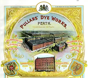 Perth: Advert, Pullars Dye Works, Perth, Scotland
