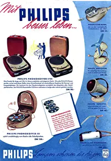 Technics: advertising, radio set, Philips, advertisement