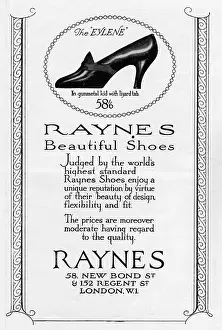 Raynes: Advert for Raynes shoes, 1927