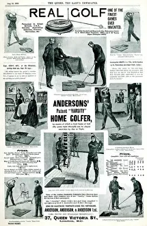 Patent: Advert, Real Golf, Andersons Home Golfer