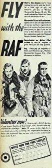 R.a.f: Advert for the recruitment of men for the RAF 1941