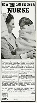 Vocation: Advert for recruitment of nurses 1943