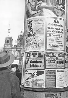 Duesterberg: Advertising for the referendum of the Stahlhelm, 1931