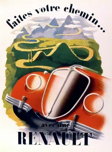 Renault: Advertisement for the Renault motor car