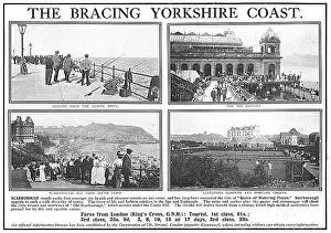 Bombardments: Advertisement for the resort of Scarborough, 1914