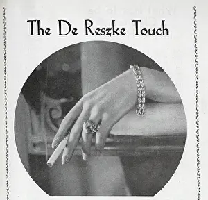 Diamonds: Advert for De Reszke Minors