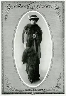 Revillon: Advert for Revillon Freres furriers 1913