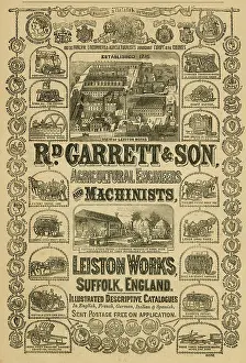 Leiston: Advert, Richard Garrett & Son, Agricultural Engineers