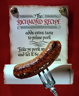 Robin Adler: Advertisement for Richmond pork sausages