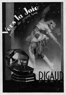 Fragrances: Advert for Rigaud perfume, 1920s, Paris