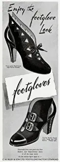 Suede: Advert for Riley shoes 1948